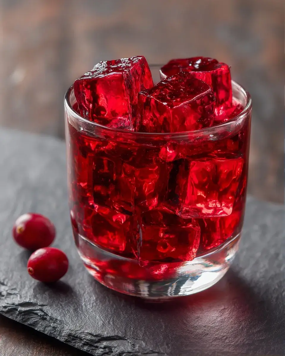 Close-up of gelatin texture