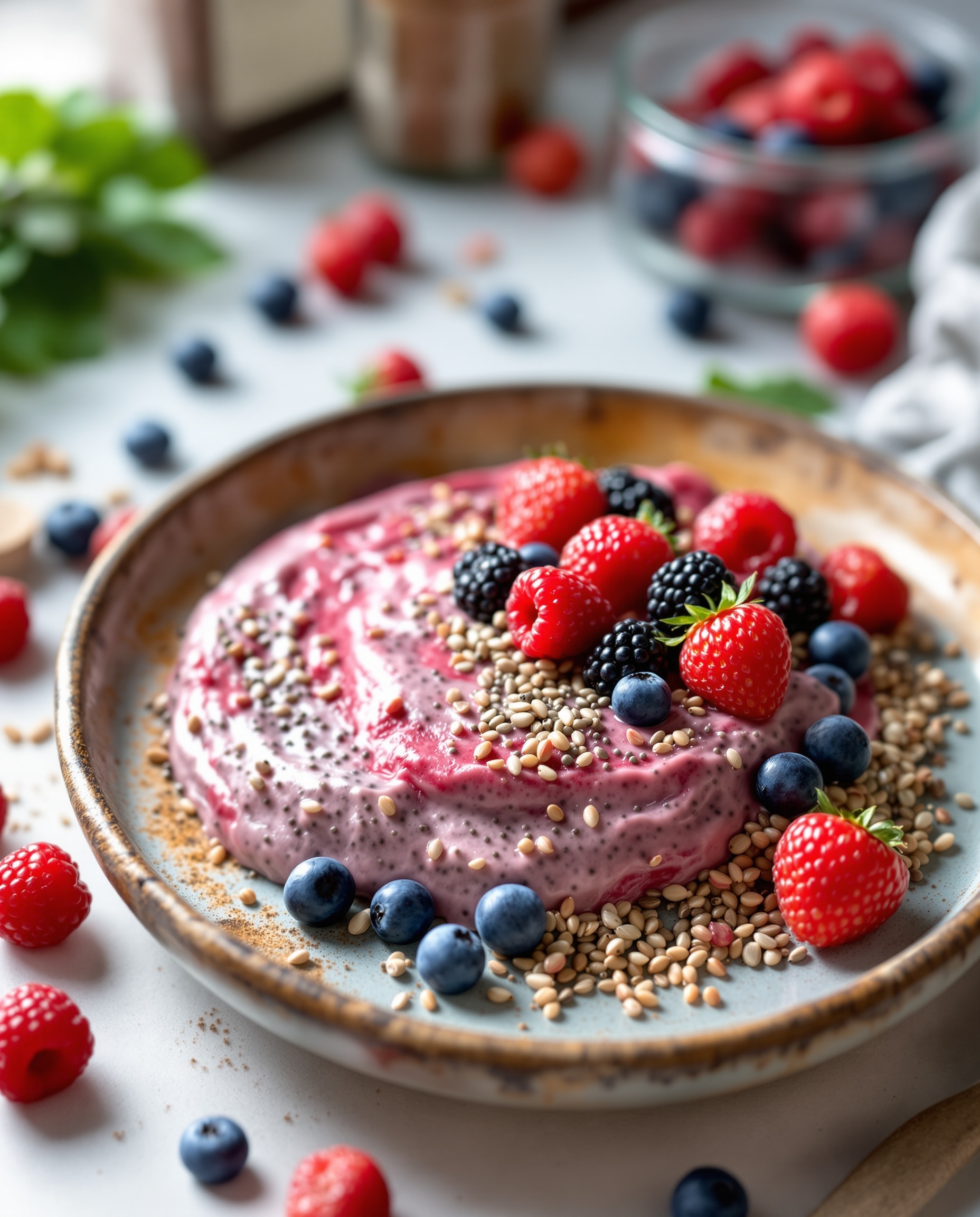 Blood Sugar Dessert: Easy Berry Chia Pudding