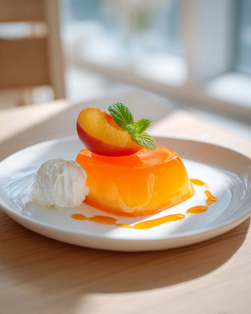 California Peach Apricot Mango Pineapple Gelatin Trick