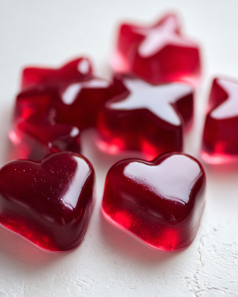 Close up of Jello Texture