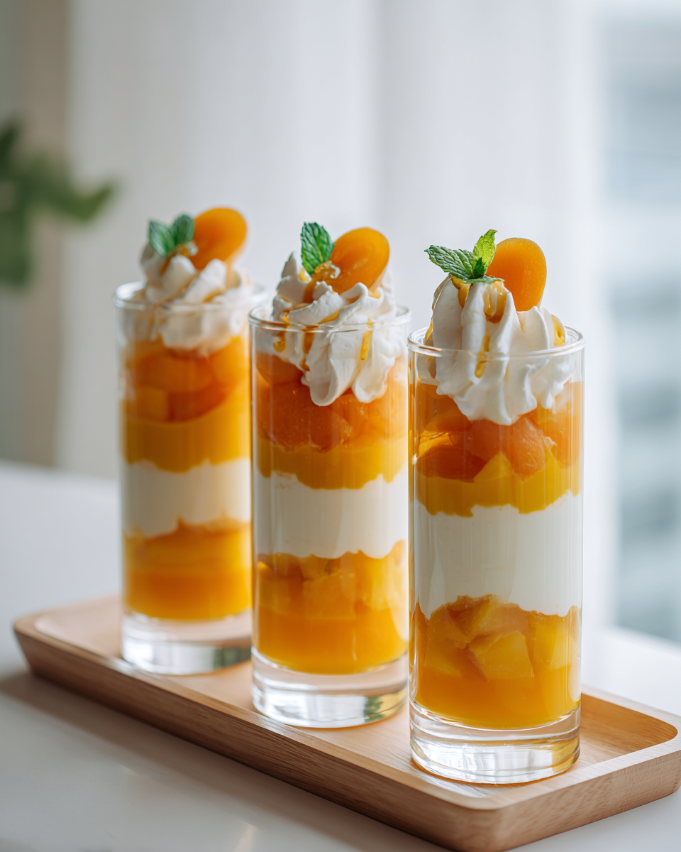 Close-up of fruit gelatin texture