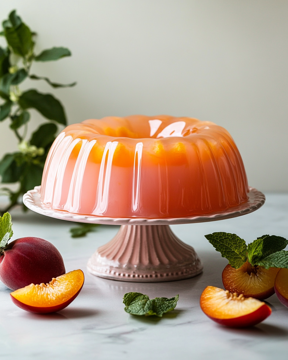 Nectarine Jello Mold