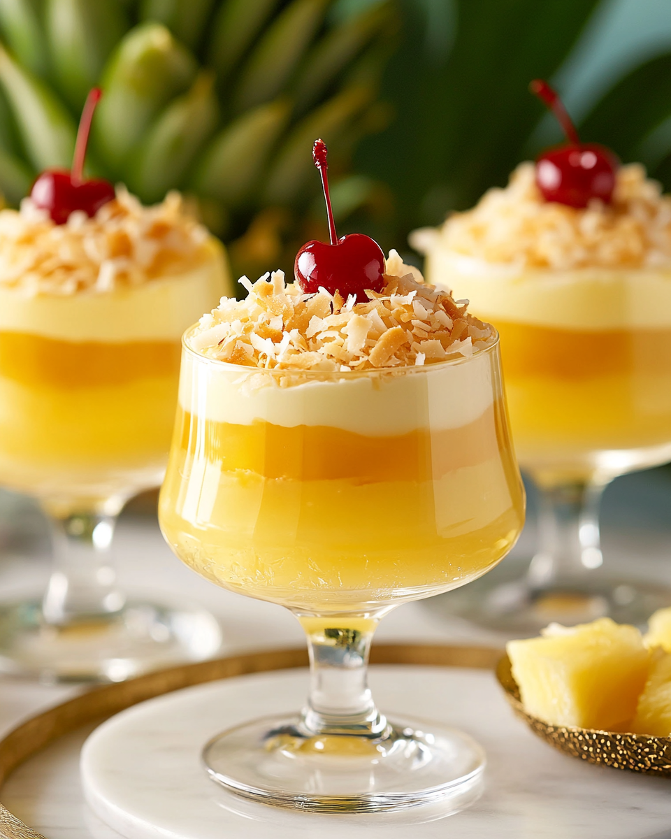 Pineapple Jello Cups