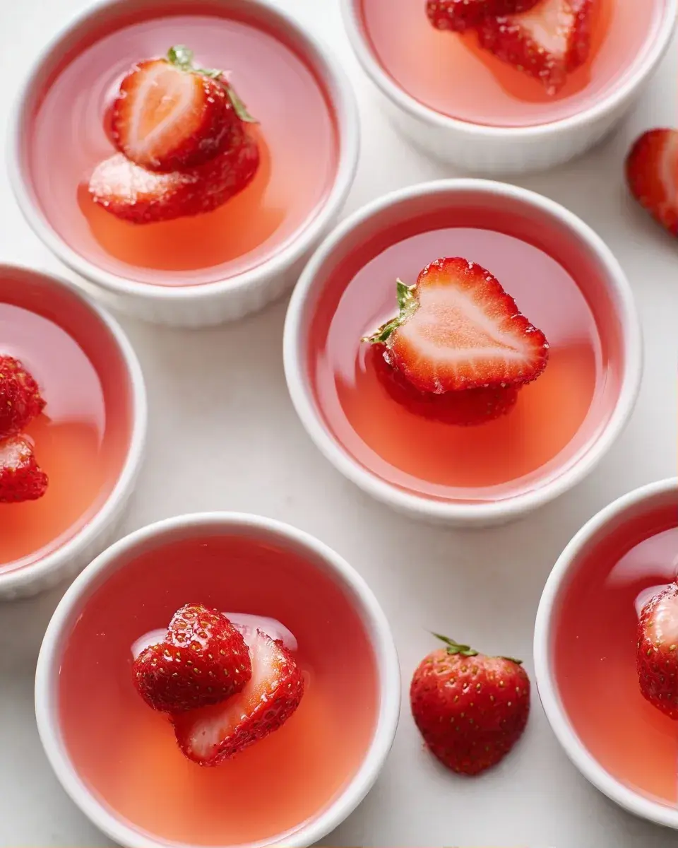 pink gelatin trick freeze-dried strawberry