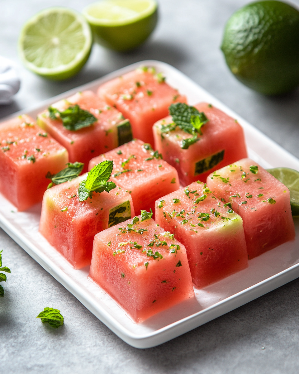 Close up of Watermelon Jello